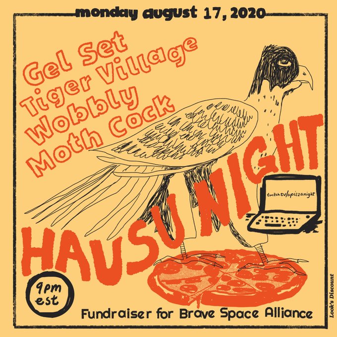 Hausu Mountain x Pizza Night Poster