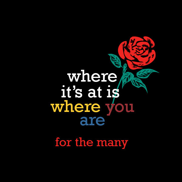 Where Its At Is Where You Are Record Label Logo